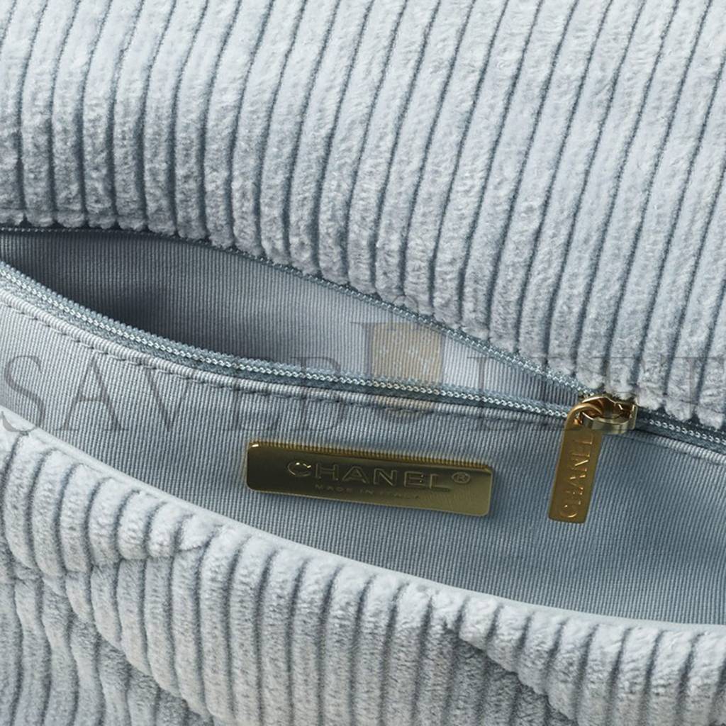 Ch*el Ch*el 19 handbag gold hardware as1160 b08964 nj582 (26*16*9cm)